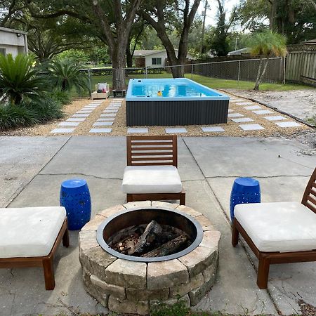 Villa Reel Relaxing Across From River In Huge 24 Foot Swim Spa à Tampa Extérieur photo